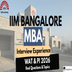 IIM Bangalore MBA Interview Guide: Real Experiences, WAT Topics and PI Questions